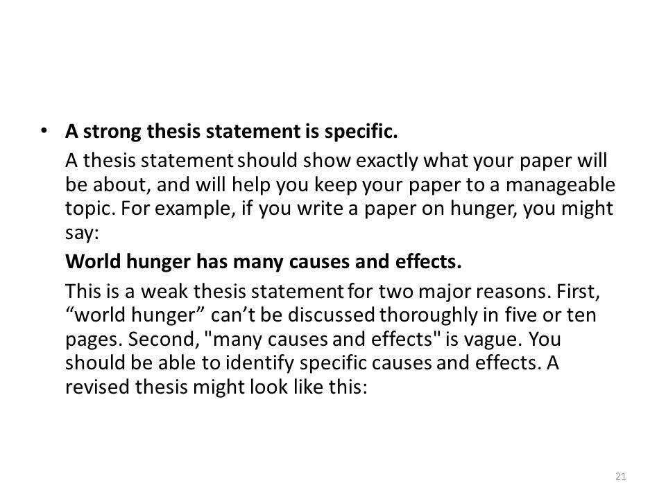 Hunger is a globlal problem essay